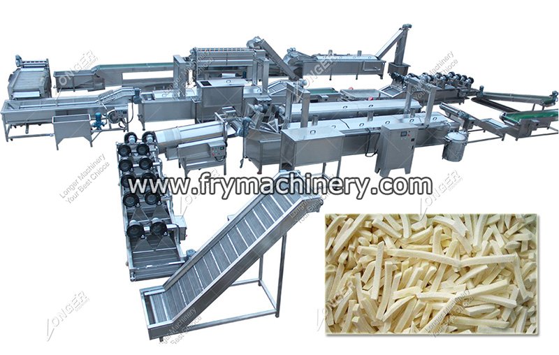 Automatic Frozen French Fries Production Line Price