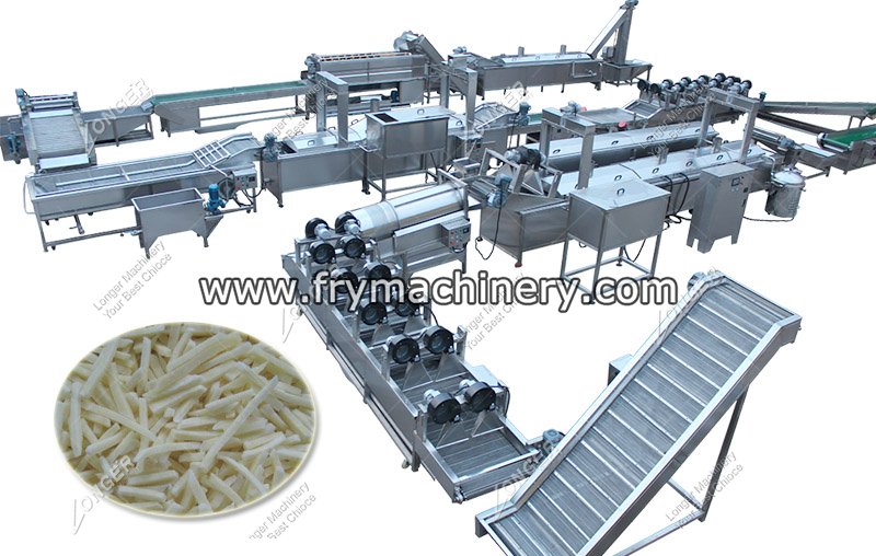Automatic French Fry Manufacturing Processing Equipment