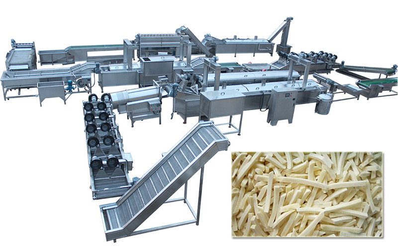 Automatic Frozen French Fries Production Line